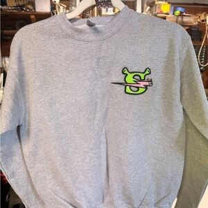 Source Unknown Gray Sweatshirt with Minimalist Design